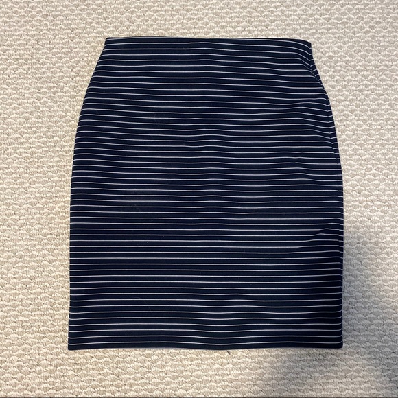 Banana Republic Stretch Ponte Striped Skirt - Picture 1 of 3